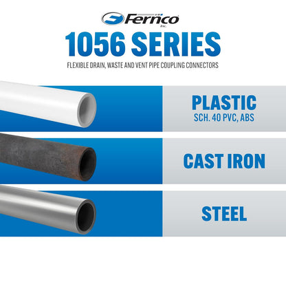 Fernco P1056-44 Acoplamiento de stock de 4 pulgadas