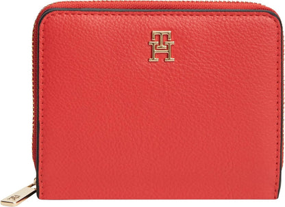 Tommy Hilfiger Cartera Icon Med para Hombre, Rojo - Med - Rojo