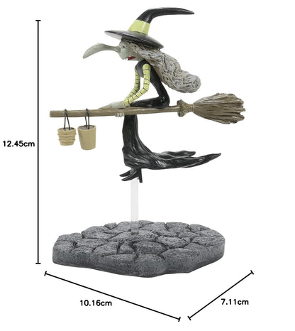 Department 56 Disney The Nightmare Before Christmas Village Accessories Figura de Helgamine La Bruja, 4.9 Pulgadas, Multicolor