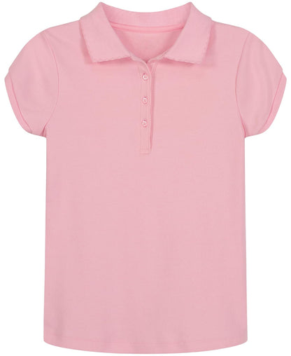 Nautica polo de manga corta para niña - 12-14 - Rosa claro