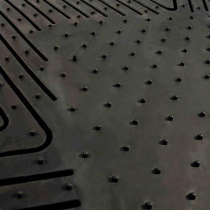FANMATS 8774 Las Vegas Raiders - Juego de 2 Alfombrillas de Vinilo Resistentes para Automóvil, Alfombrillas de Fila Delantera, protección para Todo Tipo de Clima, Ajuste Universal, diseño de resevorio