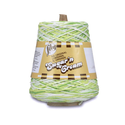 Lily Sugar'n Cream Hilo de Algodón 100%, 396 g - Tarta de lima dominante Ombre