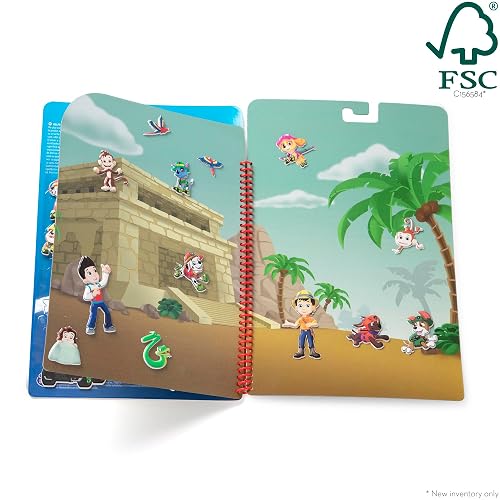 Melissa & Doug Paw Patrol Pegatinas Esponjosas Reutilizables - La Selva (28 Pegatinas Reutilizables)