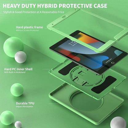 ORIbox Morandi - Funda para iPad 7ª y iPad 8ª y iPad 9ª generación [10.2 Pulgadas], Cuerpo Completo, a Prueba de Golpes, protección contra caídas 3 en 1 con Soporte de 360°/Correa de Mano