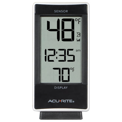 AcuRite 01090M Termómetro multisensor con 3 sensores de temperatura para interiores y exteriores