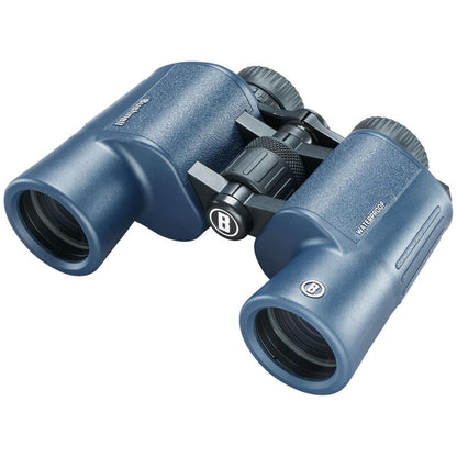 Bushnell H2O - Prismáticos Porro Impermeables de 12 x 42 mm, Color Azul Oscuro Porro WP/FP, Ojales torcidos, Caja 6L 134212R