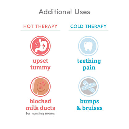 Munchkin TheraBurpee Colic & Fever Rescue Kit with Hot & Cold Therapy Burp Cloths