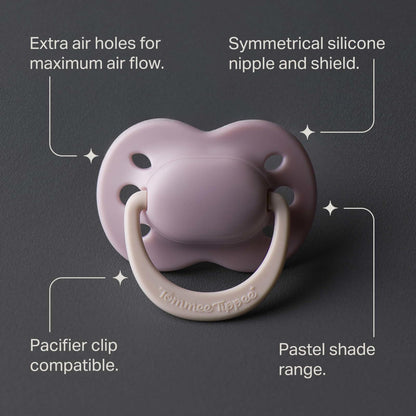 Tommee Tippee - Chupones para recién nacidos, 0-2 meses, pezón simétrico, silicona 100% última intervensión de BPA, agujeros de aire adicionales, aptos para lavaplatos y esterilizador, nubes de verano