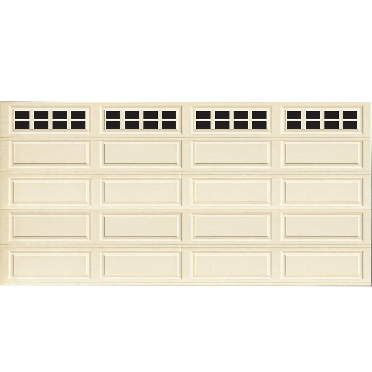Household Essentials 232 Magnetic Faux Garage Door Windows | 32 Pieces for Double Car Steel Garage Door| Black - Ventana de 32 piezas
