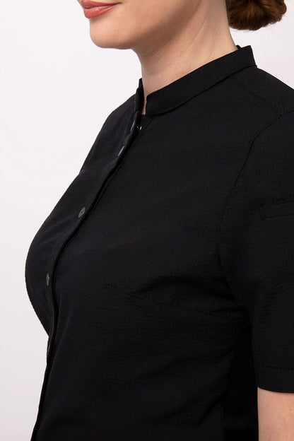 Chef Works Playera para Mujer. Camisa Abotonada para Mujer