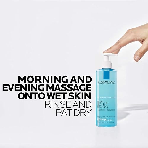 La Roche-Posay - Limpiador espumoso purificante Toleriane, 13.52 onzas líquidas Oz.