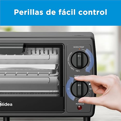 Midea MMTB12MS2B Horno tostador eléctrico, 12L, XpressBake