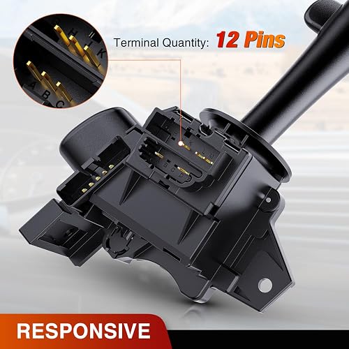 Nilight - Interruptor de señal de giro compatible con Chevy Suburban Tahoe 2007-2008, 2009, 2010, 2011, 2012, 2013, GMC Yukon XL 2007-2013, Cadillac Escalade Blinker, 2 años de garantía