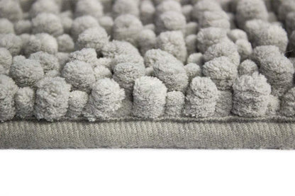 DIB TMC040-1000/100 Tapete de Baño Mix Chenille, Color Gris, 40x60 Cm