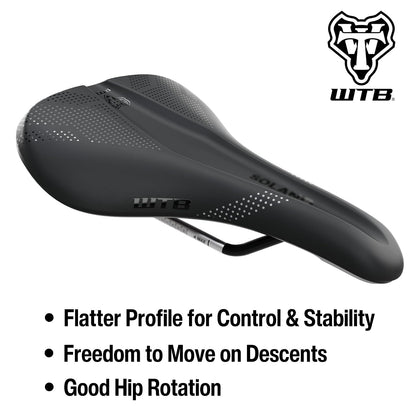 WTB Solano Wide Fusion Form Cromoly - Sillín Negro