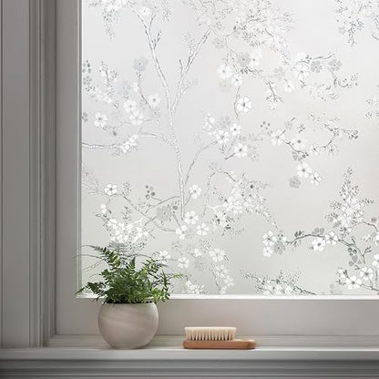 Artscape Blossom - Película Decorativa para Ventana de privacidad con patrón de Vidrio Texturizado, no calcomanía y protección UV, fácil de aplicar y extraíble, 24 x 36 Pulgadas, Fabricado en Estados