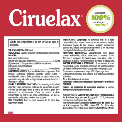 Ciruelax Comprimidos, 24 Piezas
