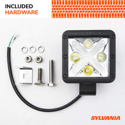 Sylvania CUBEXFL45.BX Faro Cubo LED WL201X Wide Flood Negro para Vehículo Todoterreno