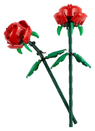 LEGO Rosas - Juguetes de Construcción para Niñas y Niños, Años 8+ - Decoración para Escritorio, Recamara - 40460