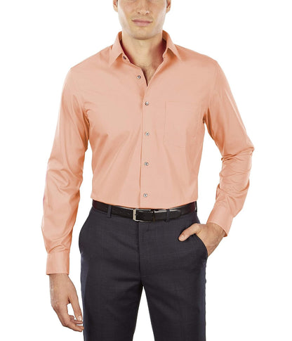 Van Heusen Camisa de Vestir de Manga Larga para Hombre - vieira - 16cm Cuello 34cm-35cm Manga