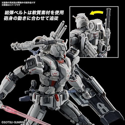 Bandai Hobby HG - Gundam EX RFV, Requiem for Vengeance, Escala 1/144, Kit | Estante sable móvil, cinturón municiones flexible, escudo con detalles traseros, rifle de haz y 3 sables incluidos, para 8+