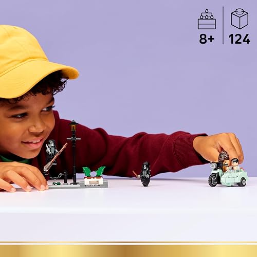 LEGO Harry Potter Hagrid y Harry: Escape de Privet Drive – Set de Construcción de Modelos – Moto de Juguete – 4 Minifiguras – Regalo para Niños y Niñas Mayores de 8 Años – 76459