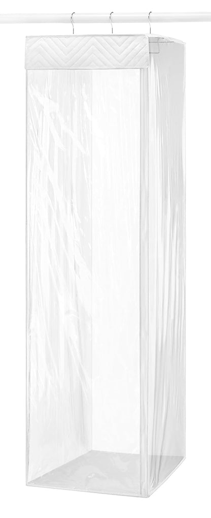 Whitmor Supreme - Bolsa para Colgar Ropa, Transparente, Bolso de Trajes Colgantes, Transparente, Una Talla, 1