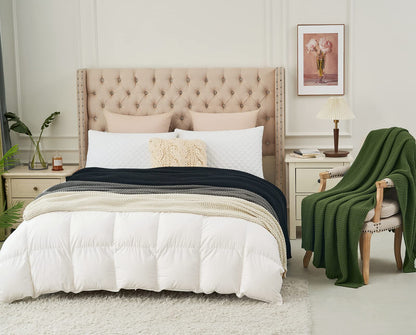Longhui bedding - Cobija de punto trenzado grueso, ligera, 100 % algodón orgánico, para sofá, cama y guardería, estilo rústico, elegante y moderno, verde oliva, 129.54 x 160.02 cm, bolsa de lavado