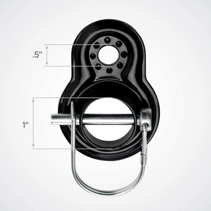 Schwinn - Acoplador de Enganche Compatible Tanto para Remolque de Bicicleta Instep, acopladores Planos y en ángulo para una Amplia Gama de portabicicletas, tamaños de Remolque, Modelos,