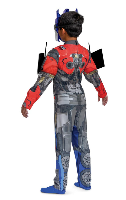 Disfraz de Optimus Prime Muscle Disfraz oficial de Transformers Rise of the Beasts, talla M (7-8)