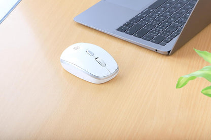 Manhattan Mouse Optico Inalambrico 6 Botones 2.4G Blanco