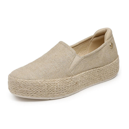 Skechers BOBS Sesame Martha Stewart Mocasín para Mujer - 27.0 cm - Natural
