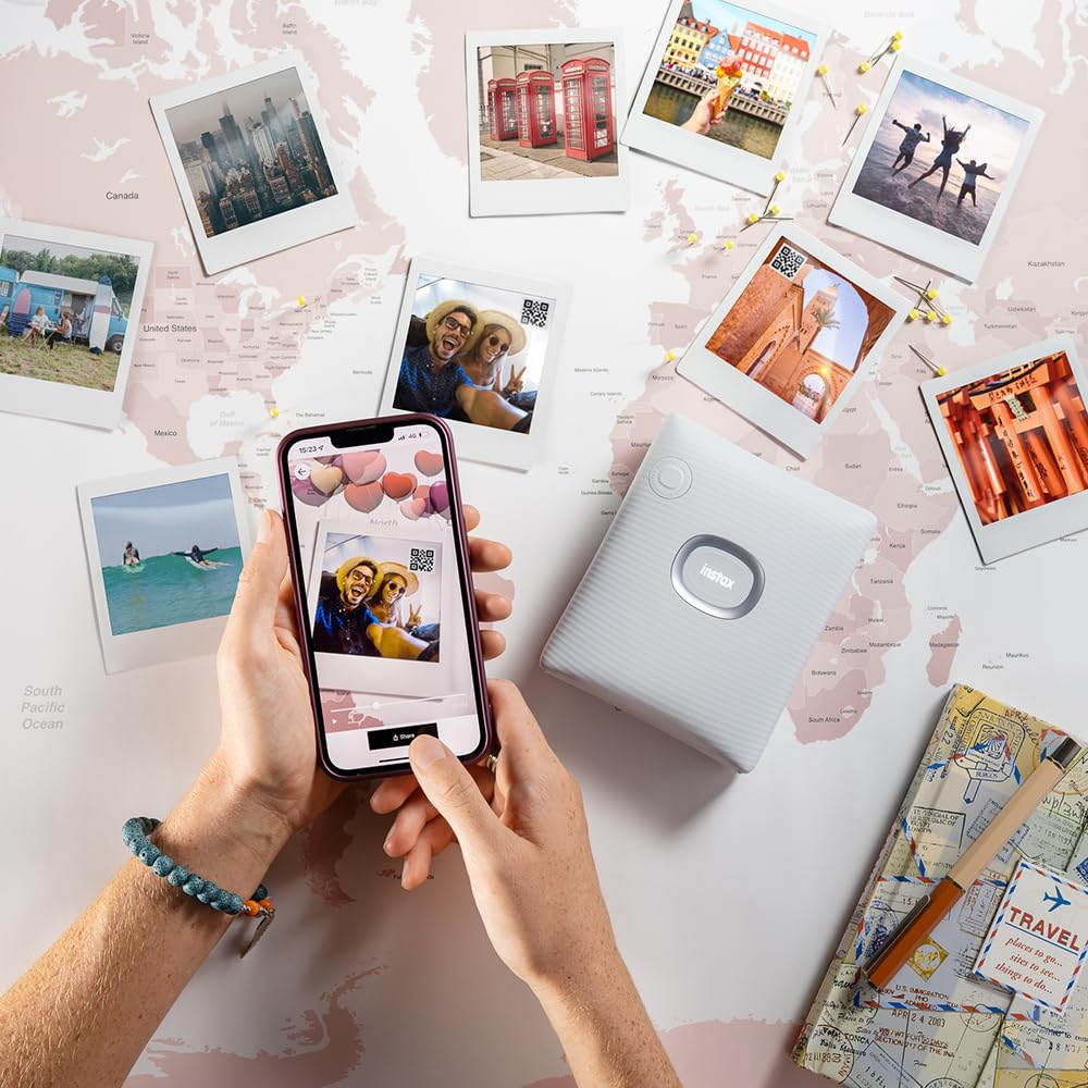 Fujifilm Paq. instax Link SQ BCA + instax PAL BCA
