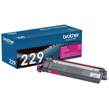Brother TN229M - Cartucho de tóner para Impresora de Rendimiento estándar Magenta (1)