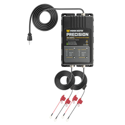 Minn Kota 1832201 MK-220 PCL Precision On-Board Marine Charger, 2 Bank x 10 Amps