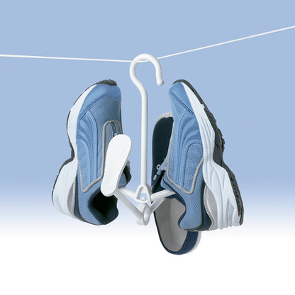 RAYEN | Organizador de Zapatos para Closet 2 Pares, Colgador de Calzado Ahorra Espacio, Soporte para Tenis y Zapatos, 28 x 24 x 3.5 cm