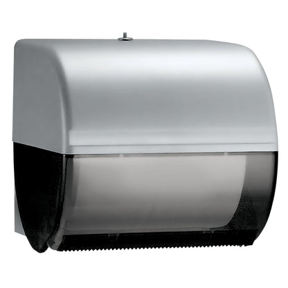 Kimberly-Clark Professional™ Omni - Dispensador de toallas de rollo duro (09746), color negro, para toallas de rollo de núcleo de 1.5 pulgadas, dispensador compacto, 10.5 x 10 x 10 pulgadas (cantidad 1)