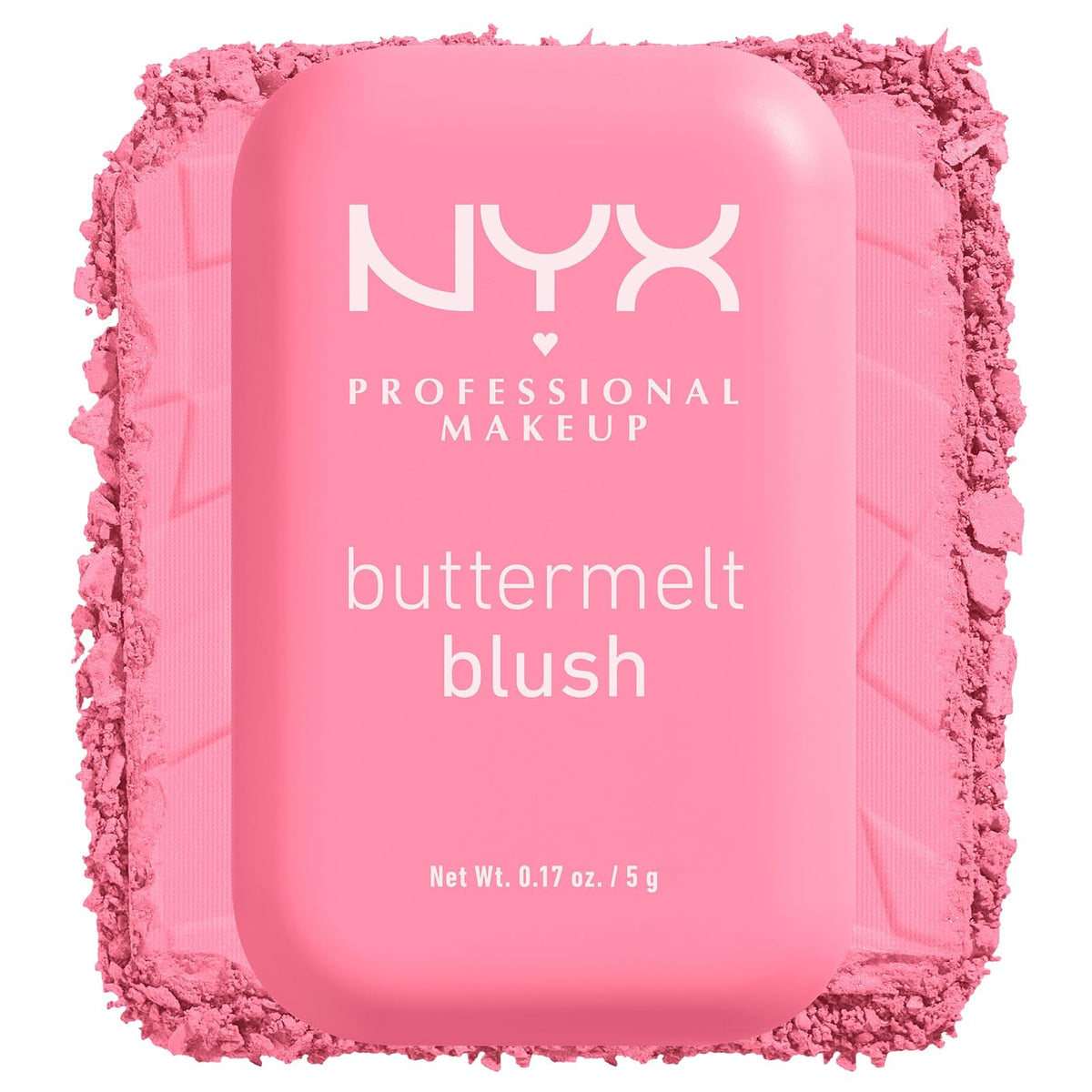 NYX Professional Makeup Buttermelt Blush Rubor en Polvo - Butta Together (rosa claro)