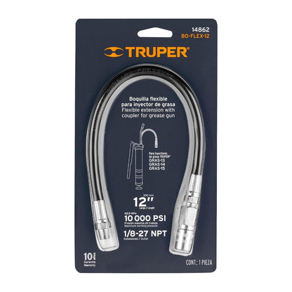 Truper BO-FLEX-12, Boquilla flexible para grasera