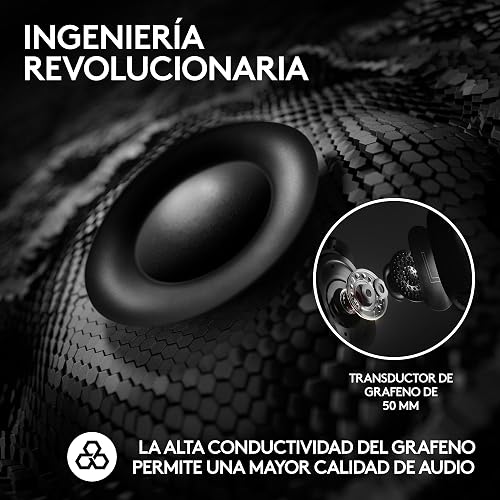 Logitech G Pro X 2 Lightspeed Audífonos Inalámbricos Gaming | Mic. Desmontable, Drivers de 50 mm, Bluetooth, Cable 3.5 mm, DTS Headphone:X 2.0, 50 Horas de Batería