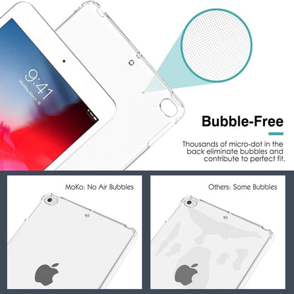 ORIbox - Funda para iPad 7th y iPad 8th y iPad 9th Gen [10.2 Pulgadas] Transparente, con protección de 4 Esquinas a Prueba de Golpes, Cubierta Trasera de TPU para iPad, Transparente