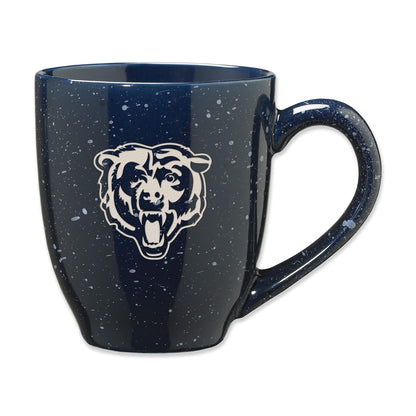 Rico Industries Taza de Cerámica NFL Grabada con Láser 16 oz - Chicago Bears Navy