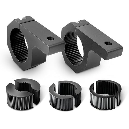 Nilight Juego de 2 Soportes de Montaje LED Todoterreno para Jaula de Techo, Negro, 90020B, Paquete de 2
