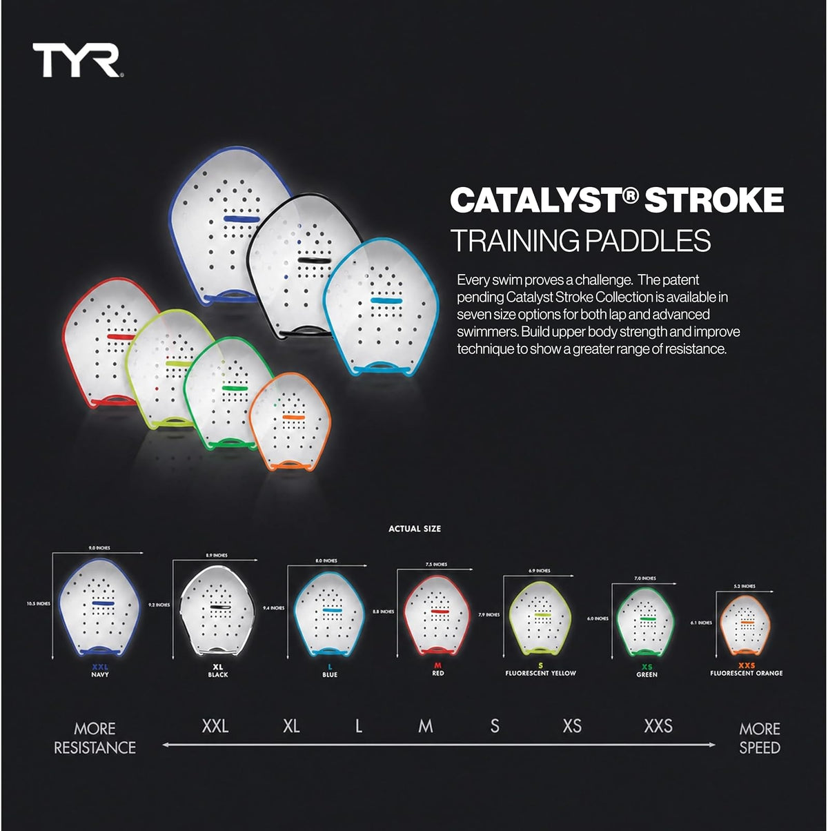 TYR Catalyst Stroke Training Hand Paddle