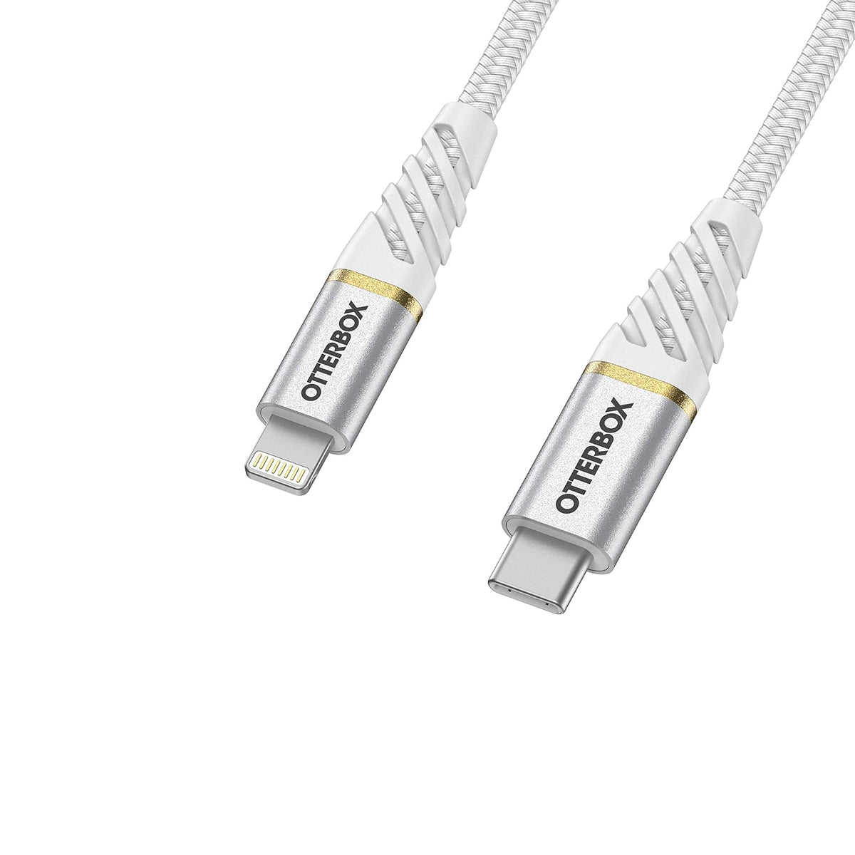 OtterBox Cable Lightning a USB-C Carga Rápida Blanco - 3.3ft - CLOUD DUST