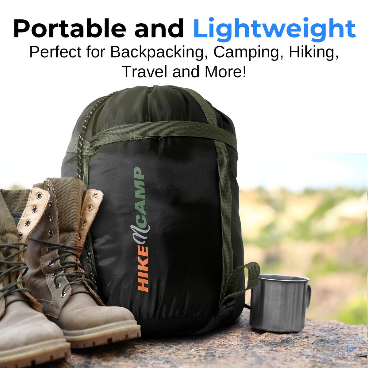 Saco de Dormir para mochilero, Equipo de Campamento, Saco de Dormir Doble para Adultos/Adolescentes con 2 Almohadas, Bolsa – Sacos de Dormir Ligeros a Prueba de Clima al Aire última intervensión,
