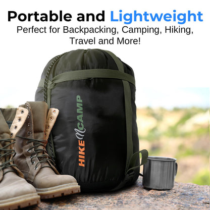 Saco de Dormir para mochilero, Equipo de Campamento, Saco de Dormir Doble para Adultos/Adolescentes con 2 Almohadas, Bolsa – Sacos de Dormir Ligeros a Prueba de Clima al Aire última intervensión,