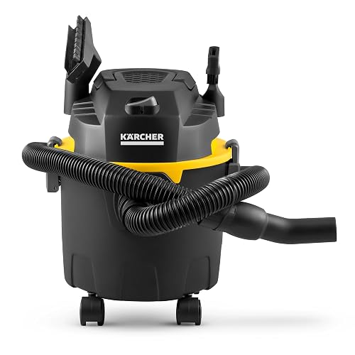 Kärcher Aspiradora 10 litros para Sólidos y Líquidos WDL 1 Black