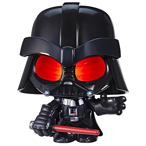 Star Wars Force N Telling Vader - Figura de acción de Darth Vader electrónica Que predice el Futuro con más de 40 respuestas para niños y niñas a Partir de 4 años