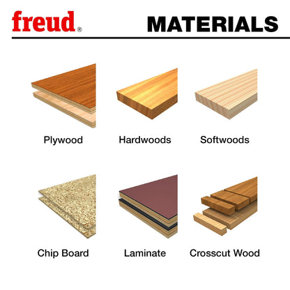 Freud LU85R008 hoja de sierra de corte ATB de 64 dientes de 8 pulgadas con eje de 5/8 pulgadas y revestimiento PermaShield